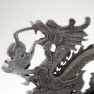 Feng Shui Drache, Steinskulptur Drache Long, Glücksdrache L: 40 cm 