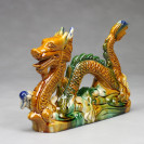 Chinesischer Drache Figur Tang-Keramik