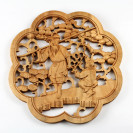 Wandornament "Holzfäller", Holzbild China