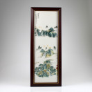 Chinesisches Porzellanbild "Wasserfall im Guilin", Wandbild Keramik-Fliese