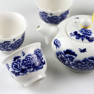 Blau-weißes Porzellan, Teeservice China