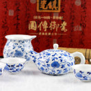 Teeservice "Kaiser-Lotus", chinesisches Porzellan blau-weiß