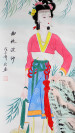 Japanisches Rollbild "Xi Shi"