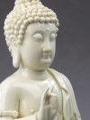Blanc-de-Chine Buddha Amitabha Bodhisattva Porzellanfigur - Buddha Skulptur 