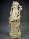 Porzellanfigur Glücksgott LuXing - Sanxing - Blanc de Chine