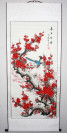 Rollbild "Pflaumenblüte", chinesische Bildrolle