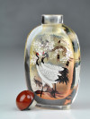 Große Snuff Bottle "Langes Leben"