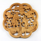 Holz-Wandbild "Fischer", Wandornament aus Holz