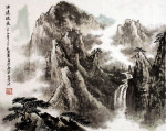Peng Guo Lan "Landschaft von Yandangshan", chinesische Malerei