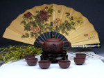Yixing Teeservice "Blütentraum", De Zhong