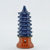Bonsai-Figur Pagode, sechseckig