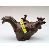 Yixing Teekanne "Chinesische Tierkreiszeichen – Der Hahn"