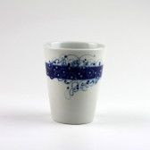 Porzellanvase "Freudenspiel II", kleine China Vase Unikat