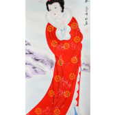 Rollbild im japanischen Stil "Wang Zhaojun"