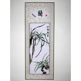 Stickbild Chinesische Blumen "Orchidee"