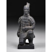 Terrakotta-Krieger, Tonsoldat "Bogenschütze" Museum Xian (22cm)