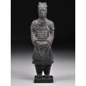 Terrakotta-Krieger, Tonsoldat "General" Museum Xian (22cm)