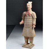Terrakotta-Krieger aus Xi'an "Offizier" (hell, 42cm Serie)