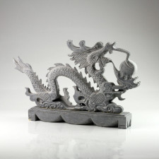 Chinesischer Drache, Feng Shui Drache, Steinfigur Drache groß