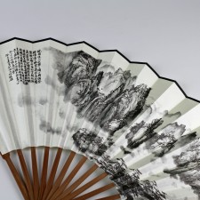 Wandfächer, chinesischer Klapp-Fächer 