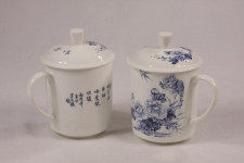 Chinesische Teetassen, Porzellan, 