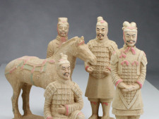 Terrakotta-Armee Krieger Set (hell, 22cm Serie)