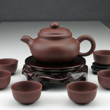 Fang Gu Teekanne China Chinesisches Teeservice aus Yixing-Ton "Stilvoll" 
