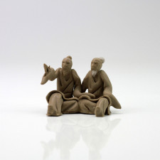 Bonsai-Figur "Philosophen", Tonfiguren