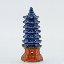 Bonsai-Figur aus Keramik, sechseckig