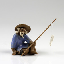 Bonsai-Figur "Angler"