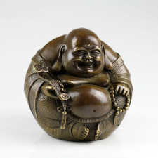 Glücksbuddha groß, chinesische Figur