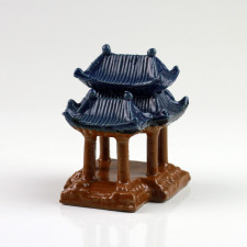 Bonsai-Figur "Kaiserpalast", chinesische Keramik-Deko