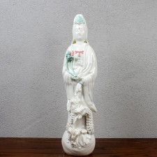Porzellanfigur "Chilian Guanyin", Porzellan-Skulptur 