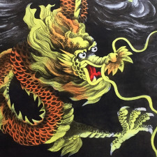 Chinesisches Rollbild Drache, Hängerolle