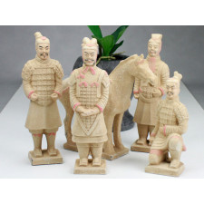Terrakotta-Armee Krieger Set hell 22 cm