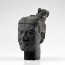 Terrakottakrieger, Tonsoldat, Terrakotta-Skulptur Kopf