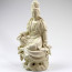"Göttin der Barmherzigkeit" Guanyin Porzellanstatue