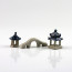Bonsaifiguren-Set "Kleines China",Keramikfiguren