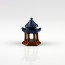 Chinesische Keramik-Figur "Tempel-Pavillon"