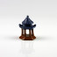 Chinesische Keramik-Figur "Tempel-Pavillon"