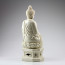 Blanc-de-Chine Porzellanstatue Buddha Amitabha 