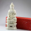 Buddha Amitabha Porzellan-Figur mit Verpackungsbox