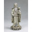 Fu Lu und Shou Metall-Figuren Set Sanxing Messing silberfarben