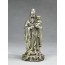 Fu Lu und Shou Metall-Figuren Set Sanxing Messing silberfarben
