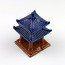 Keramikfigur "Großer Pavillon", chinesische Bonsai-Deko