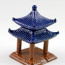 Bonsai-Figur "Großer Pavillon", Schwingdächer