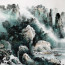 Chinesische Landschaft, Tuschemalerei
