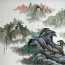 Chinesische Malerei, Peng Guo Lan Unikat