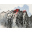Chinesische Malerei "Spiegelsee", Peng Guo Lan