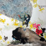 Chinesische Malerei "Der Pfau", Tuschezeichnung (groß) von Ye DeJun